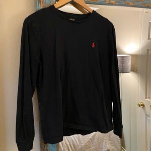 Black polo long sleeve